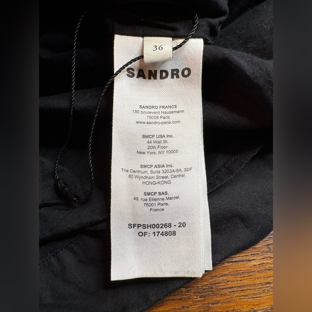 Sandro- Andalousie Rhinestone Embellished Drawstring Shorts. Size 36 or US 2/4 - Picture 7 of 12